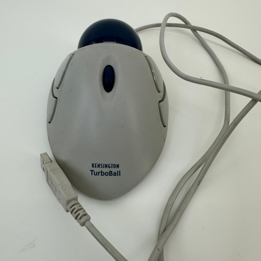 Kensington TurboBall Model 64227 Wired Trackball Mouse USB Gray - Picture 5 of 5